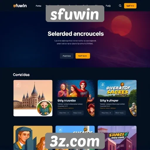 Navegação intuitiva e design do site sfuwin